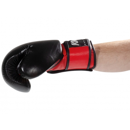 Boxovací rukavice KWON KO Champ černo-červené