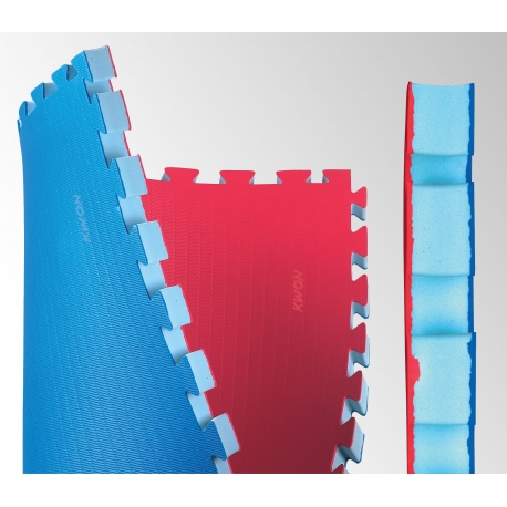 Tatami KWON oboustranné červená /modrá 4 cm