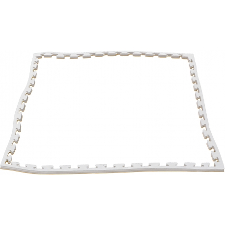 Hrany pro tatami KWON Clubline bílá / měděná 2 cm