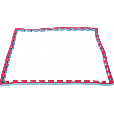 Hrany pro tatami KWON červená / modrá 4 cm